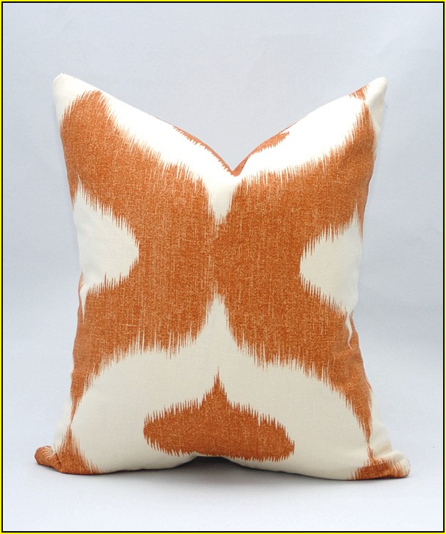 Burnt Orange Pillows Decorative
