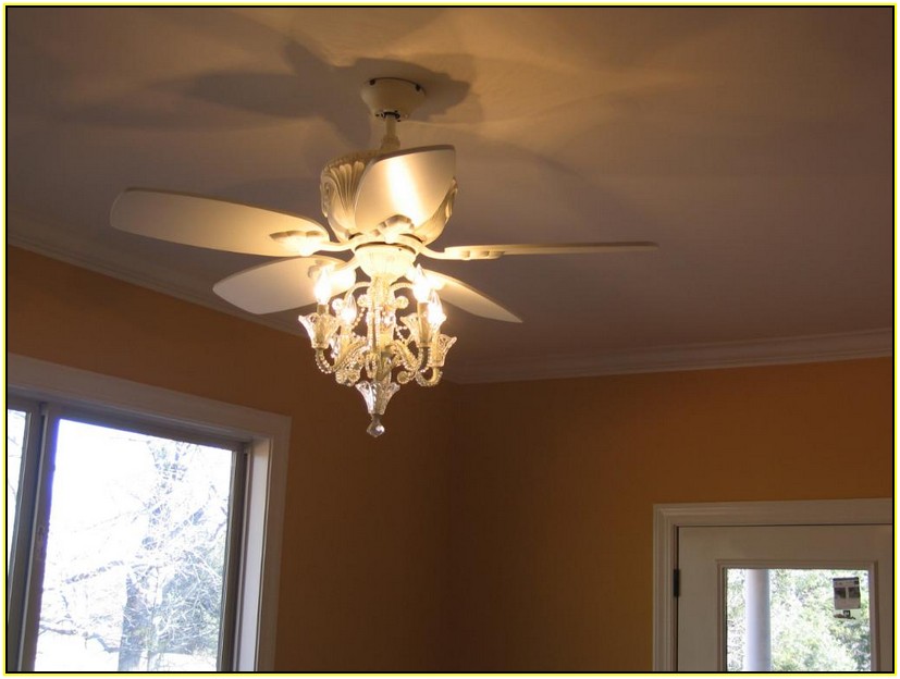 Ceiling Fan With Chandelier Attachment