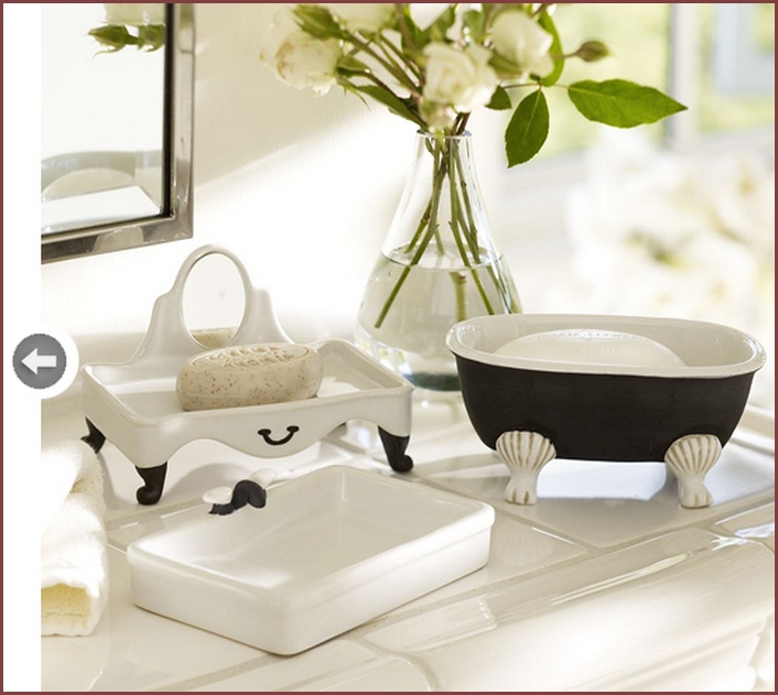 Ceramic Bathtub Soap Dish