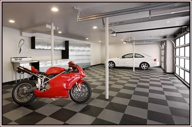 Chic Modern Garage Interior Decorations