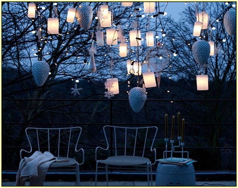 Christmas Outdoor Lantern Lights