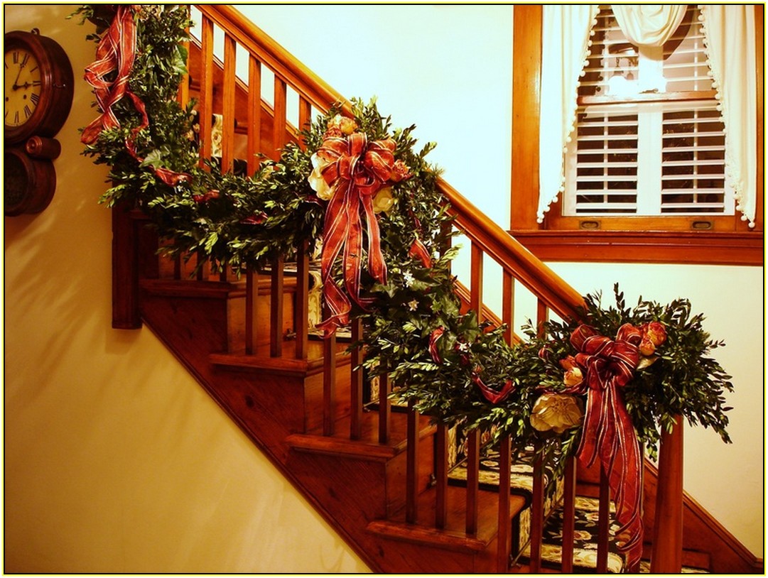 Christmas Staircase Garland