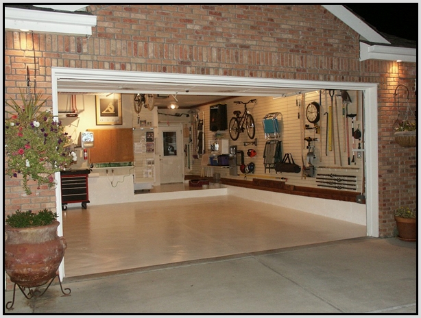 Classic Cool Garage Floor Ideas Image