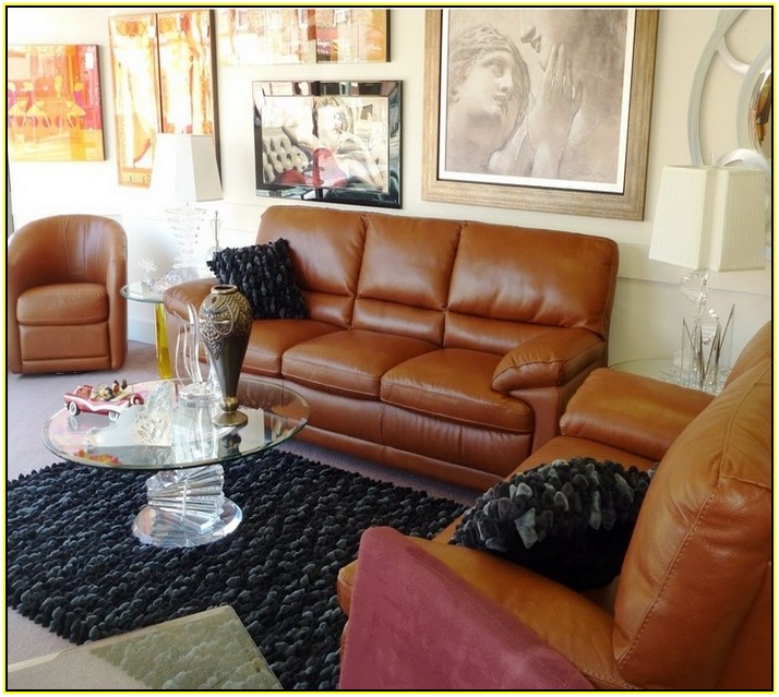 Cognac Leather Sofa Decorating Ideas
