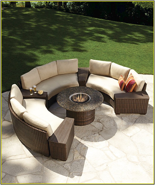 Curved Outdoor Sectional Sofa