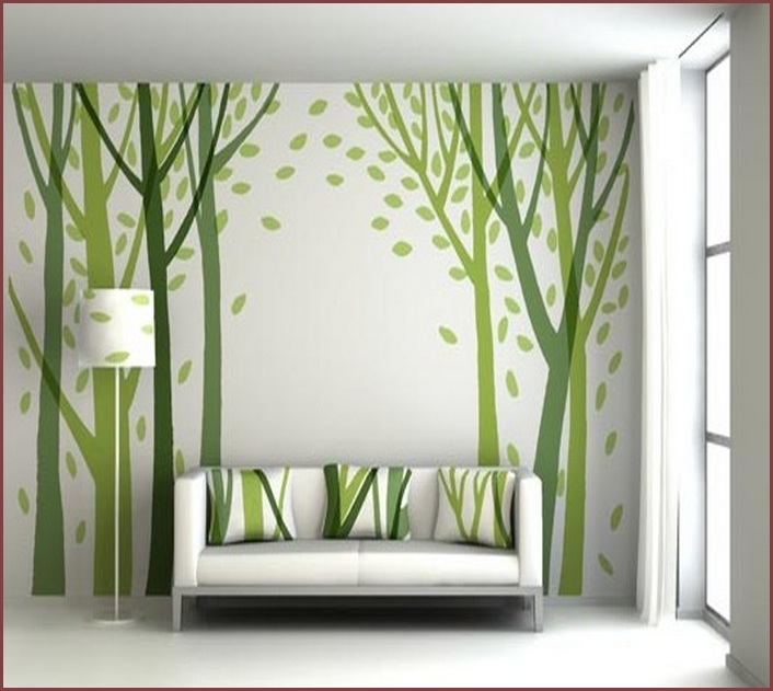 Decorating Ideas Living Space Light Green Walls