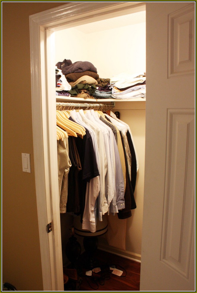 Deep Coat Closet Organization