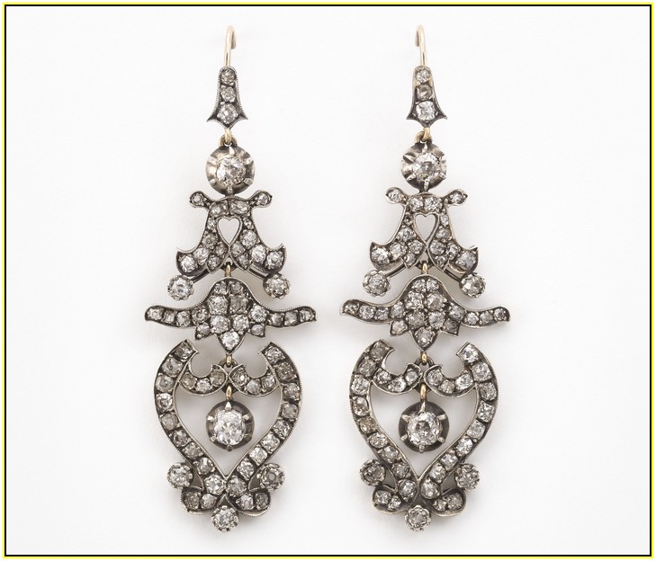 Diamond Chandelier Earrings India