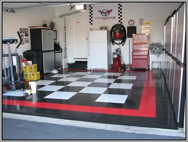 Divine Cheap Garage Flooring Ideas Image