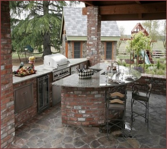 Diy Outdoor Brick Kitchen
