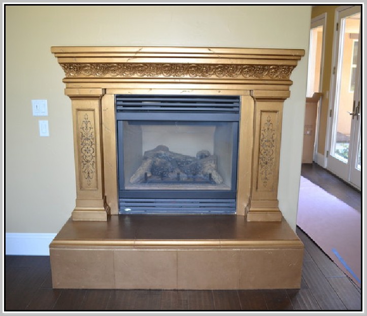 Faux Fireplace Mantel