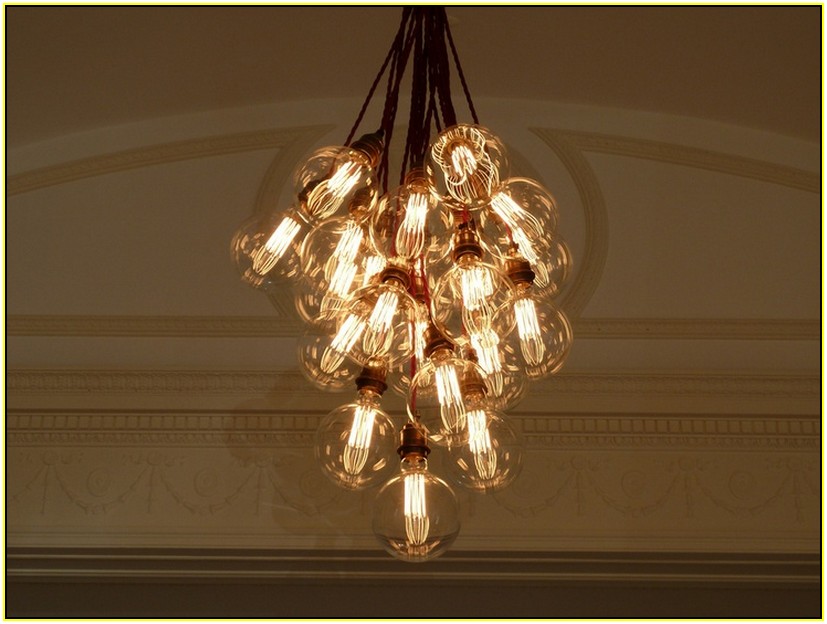 Filament Light Bulb Chandelier