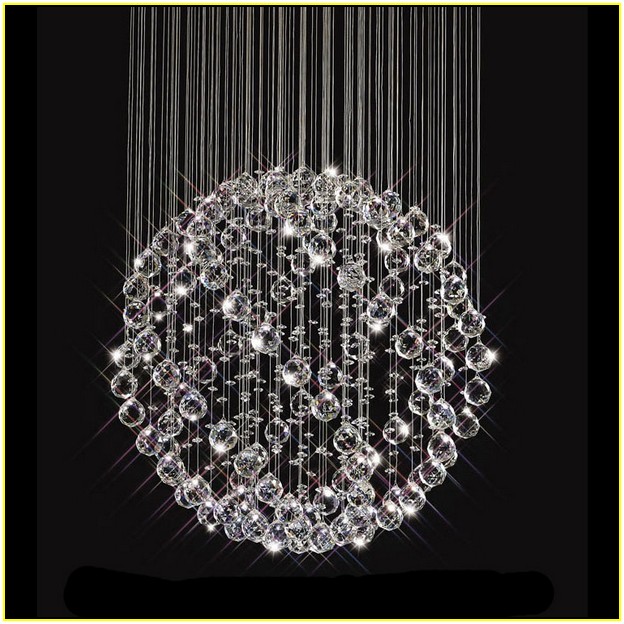 Floating Crystal Ball Chandelier