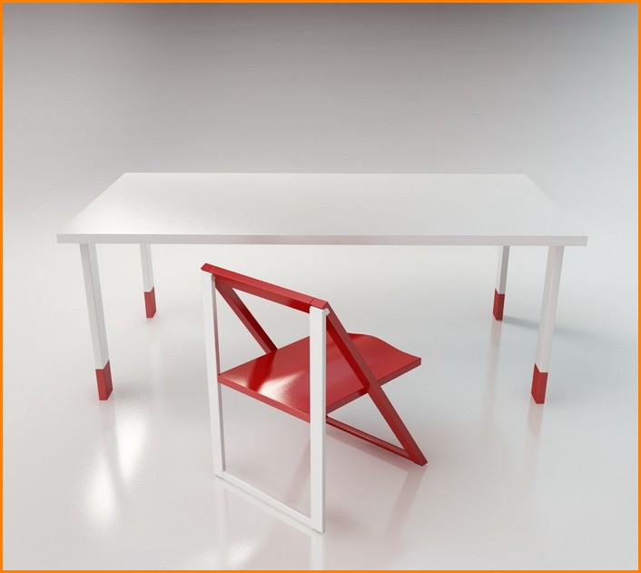 Folding Table And Chairs Set