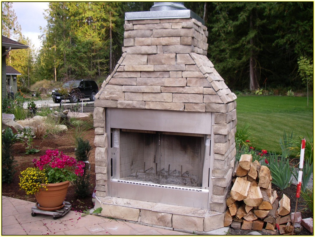 Freestanding Outdoor Fireplace