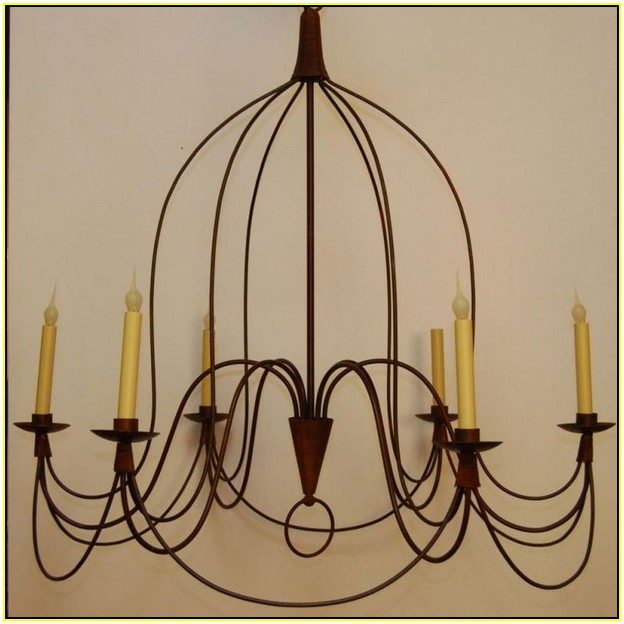 French Country Chandelier Iron