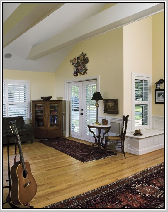 French Doors With Blinds Inside