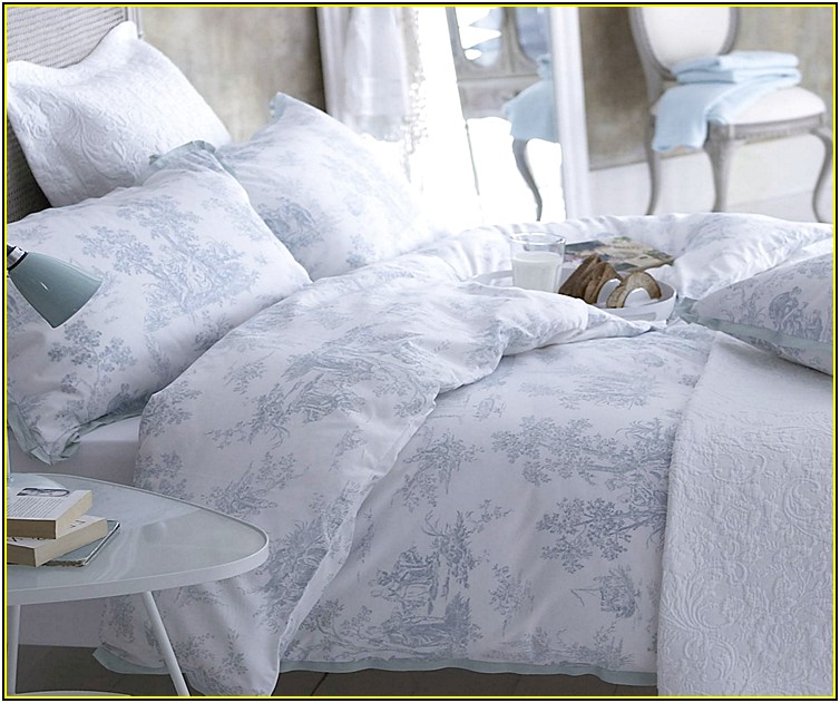 French Toile Duvet Cover