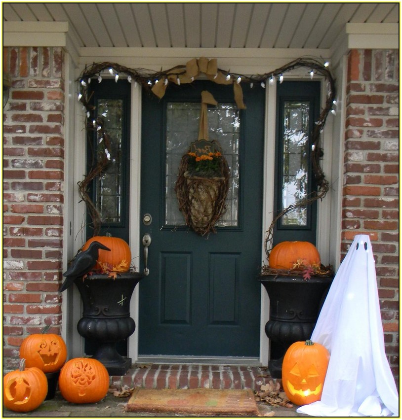 Front Door Halloween Decorations