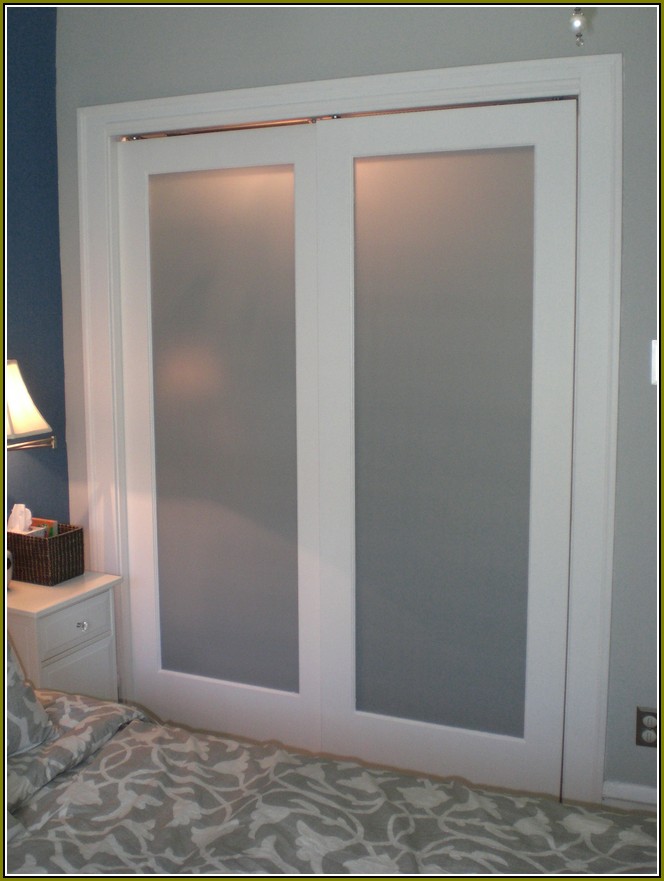 Frosted Glass Closet Doors Sliding