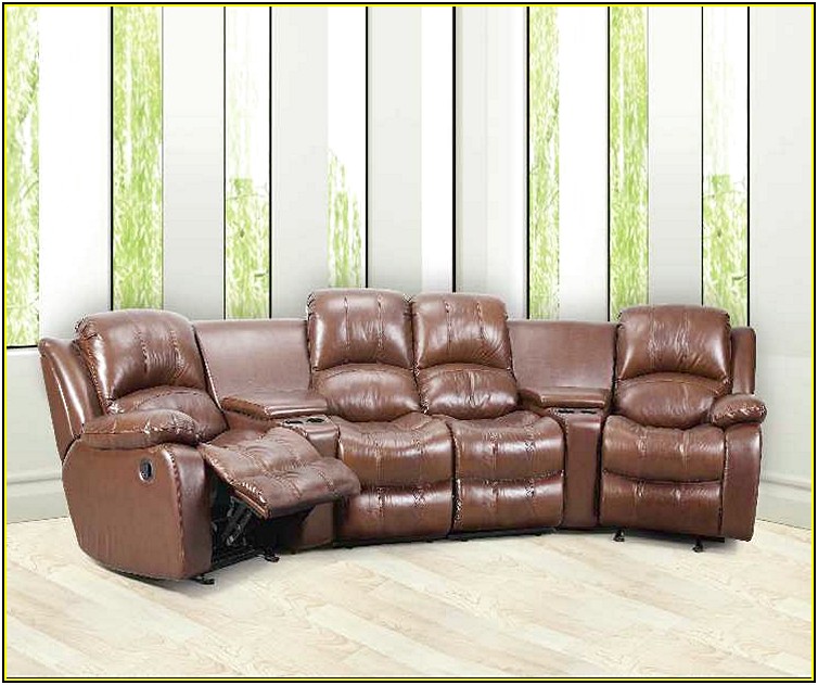 Full Grain Leather Sofa Recliner