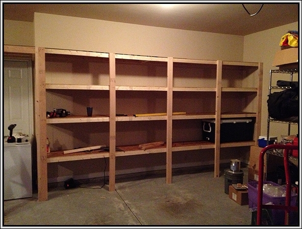 Garage Shelves Build Image