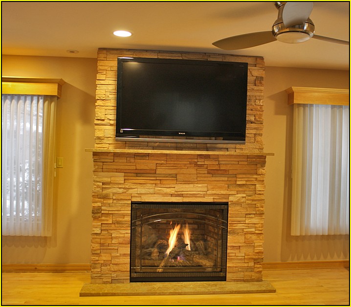 Gas Fireplace Tile Surround