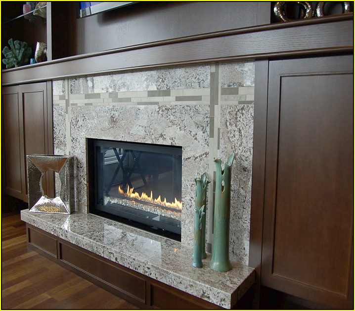 Granite Tile Fireplace Designs