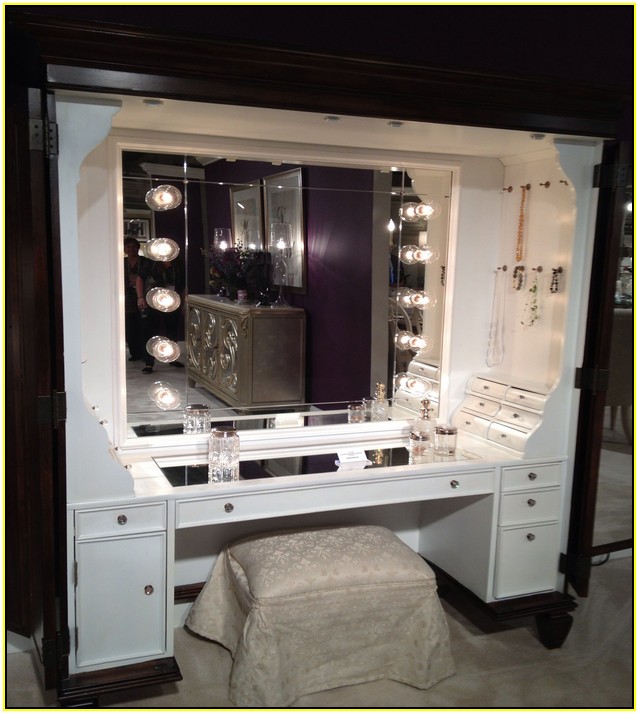 Hollywood Style Dressing Table Mirror With Lights