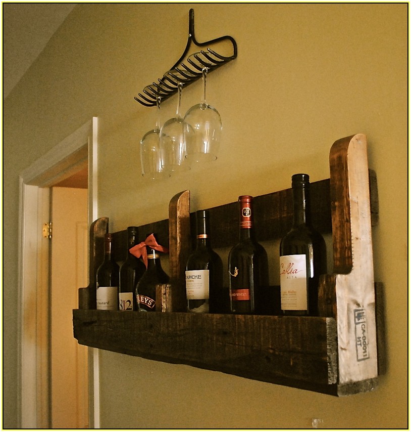 Homemade Wine Rack