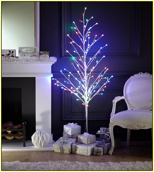 Indoor Twig Christmas Tree With Lights