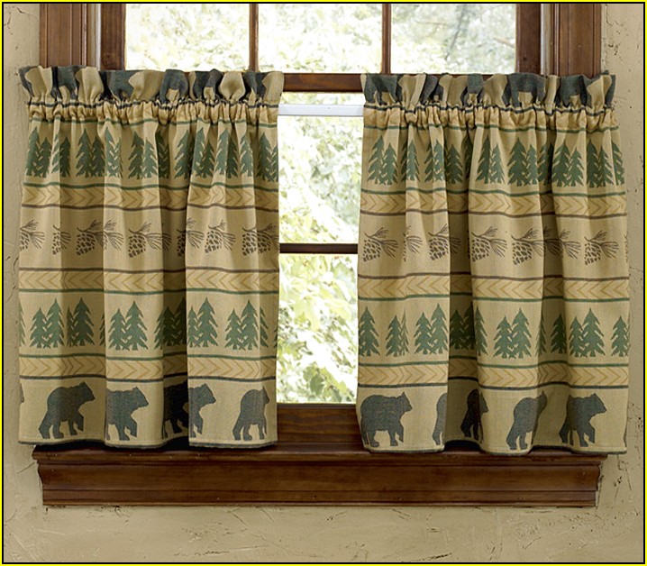 Kitchen Curtains With Bears Or Fish On Them