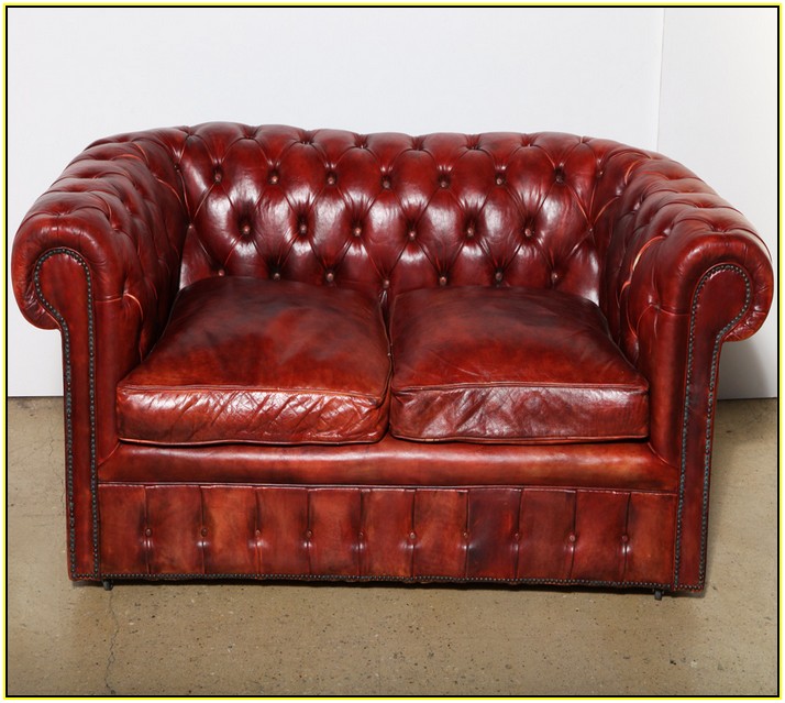 Leather Chesterfield Sleeper Sofa