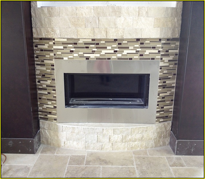 Modern Fireplace Tile Surrounds