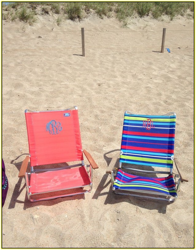 Monogrammed Beach Chairs