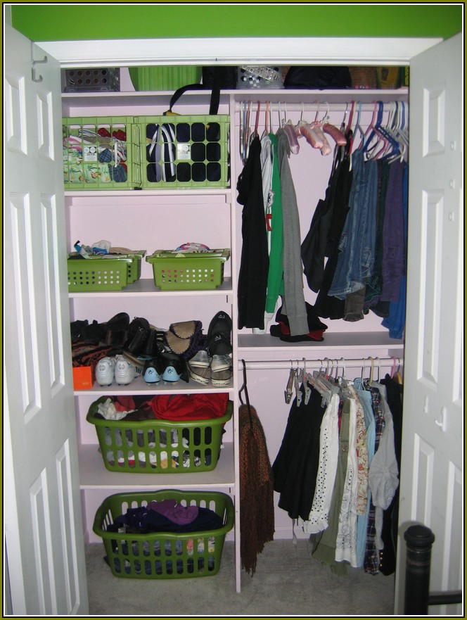 Organizing A Small Closet For Two