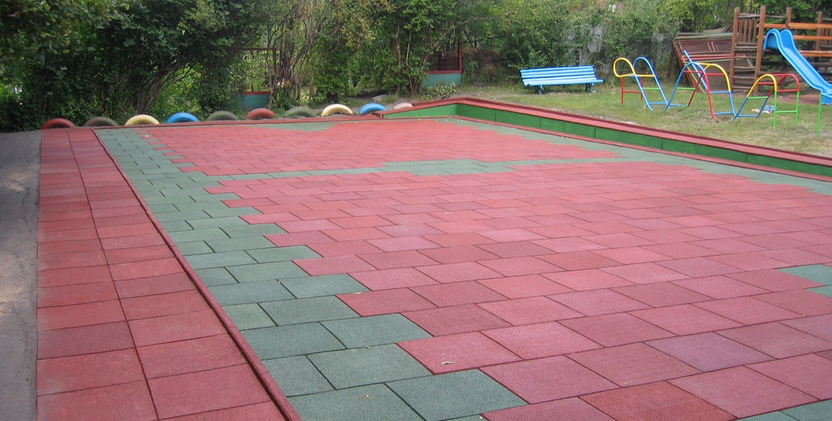 Outdoor Rubber Flooring Tiles