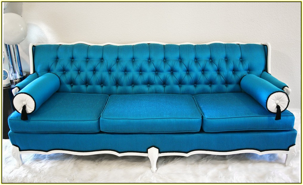 Peacock Blue Sofa