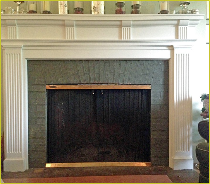 Peel And Stick Tile Around Fireplace