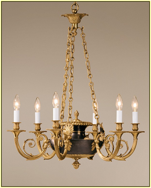 Pictures Of Antique Brass Chandeliers