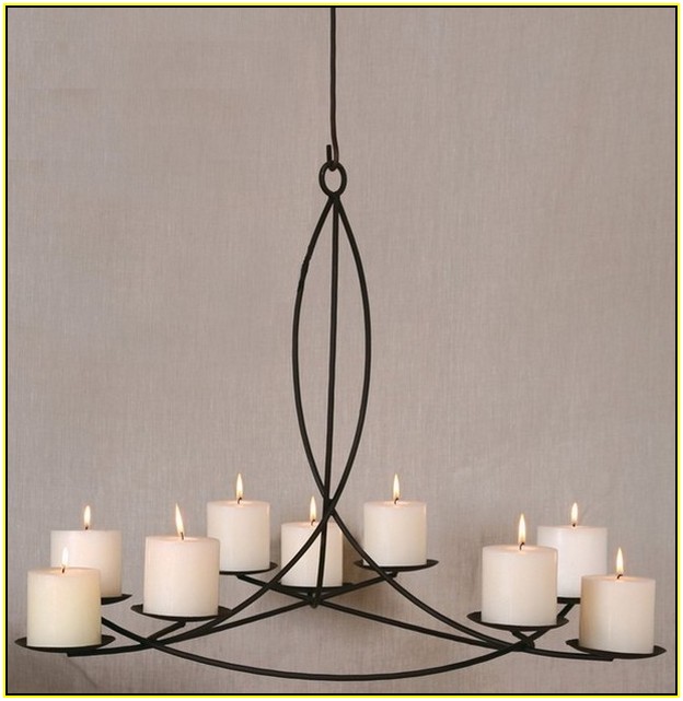 Pillar Candle Chandelier Lowes