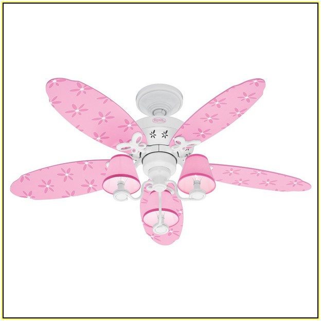 Pink Chandelier Ceiling Fan