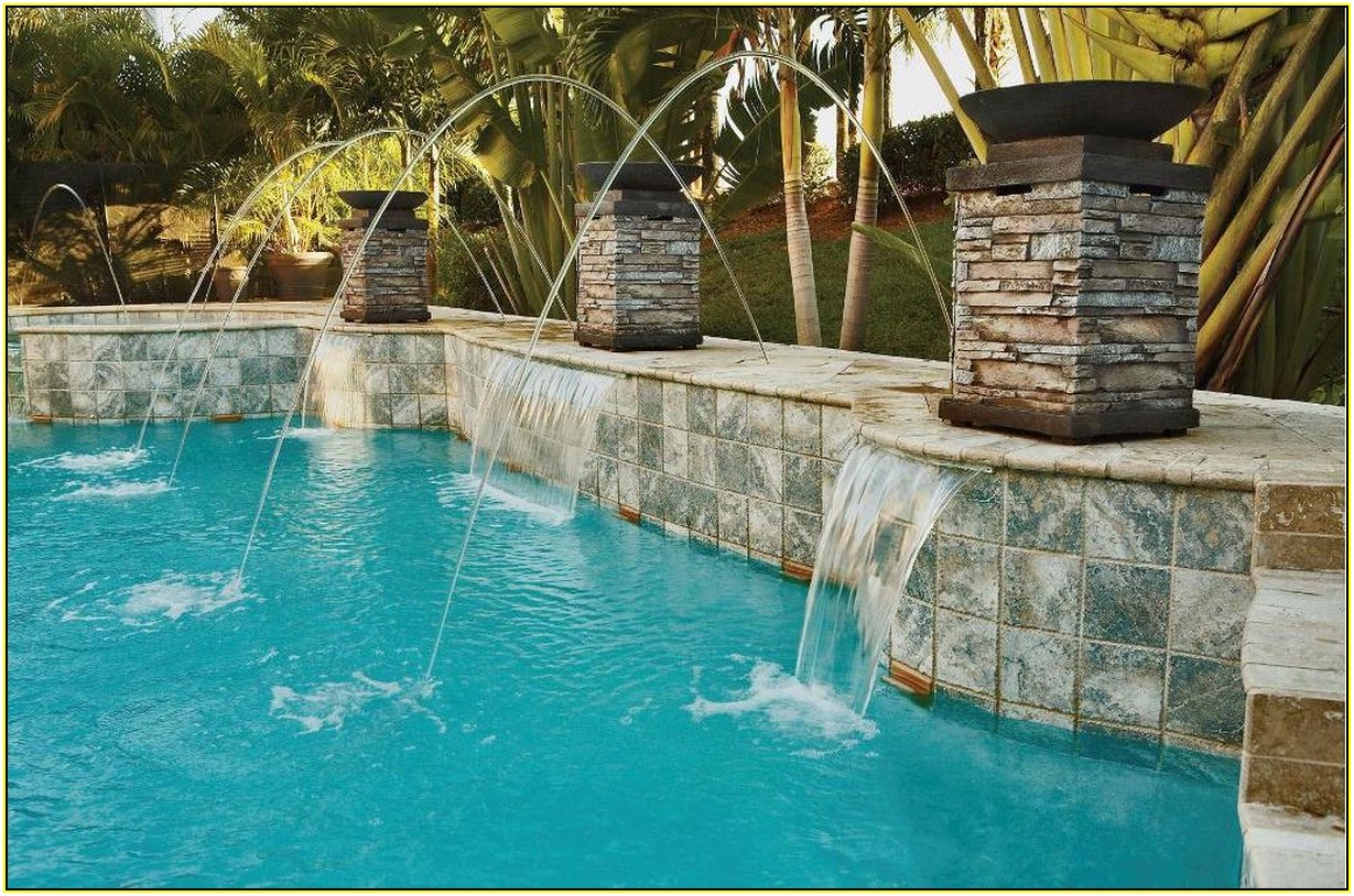 Pool Fountains And Waterfalls