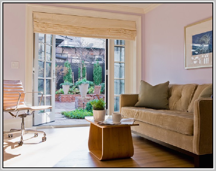 Roman Shades For French Doors
