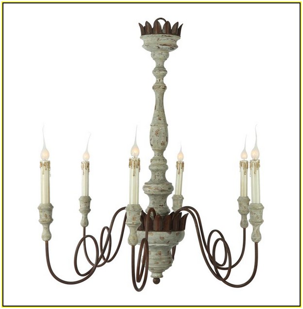 Rustic French Country Chandelier
