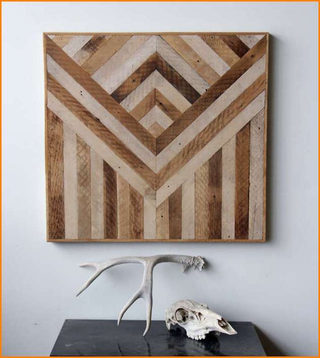 Rustic Wooden Wall Decoration