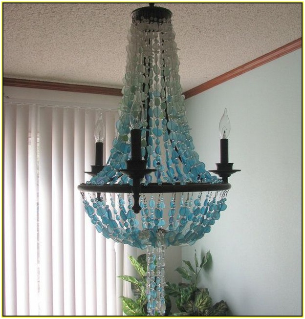 Sea Glass Chandelier Lighting