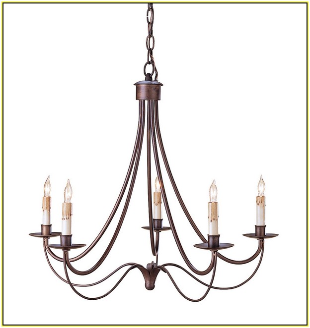 Simple Wrought Iron Chandeliers
