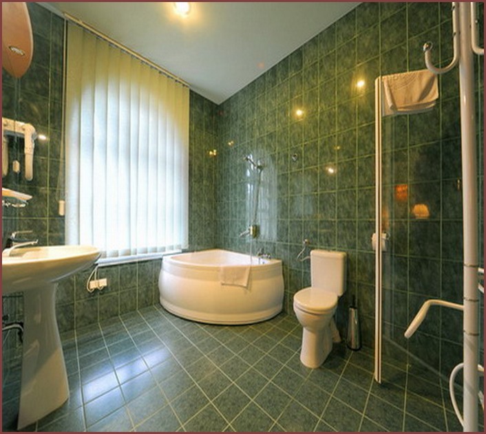Small Corner Bathtub Shower Combo