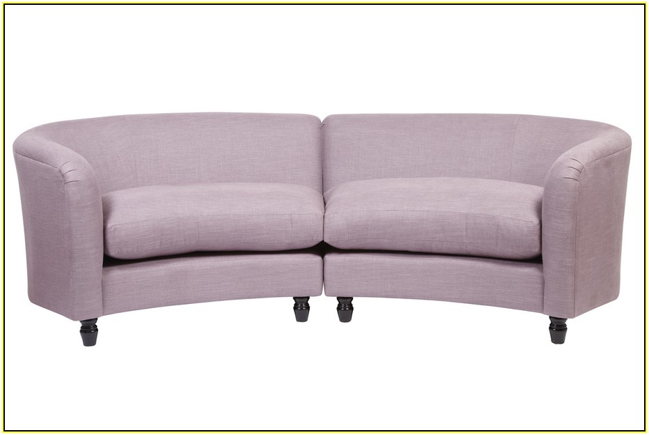 Small Curved Sofa